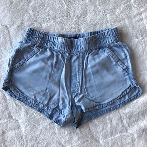 American Eagle Flowy Blue Shorts
